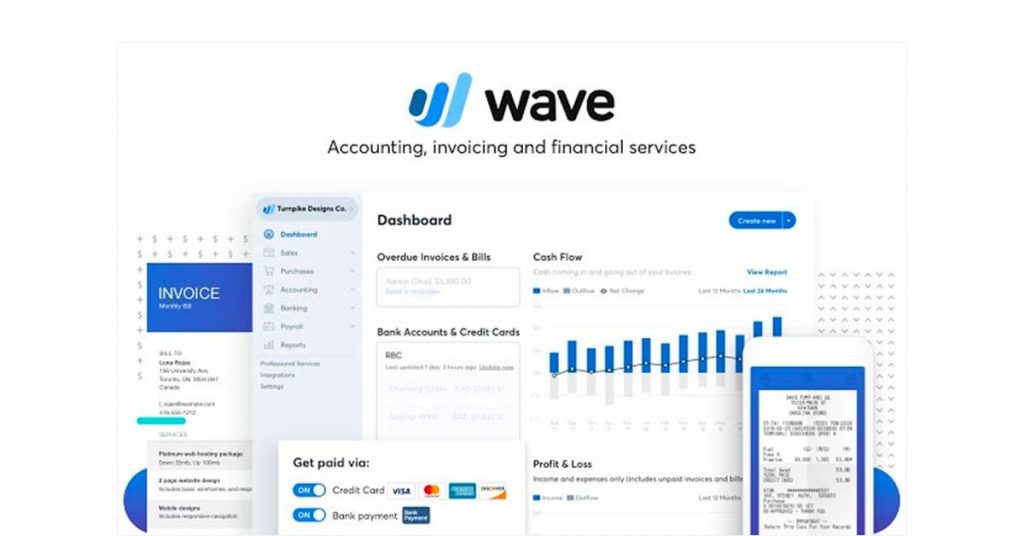 Wave Free invoicing software