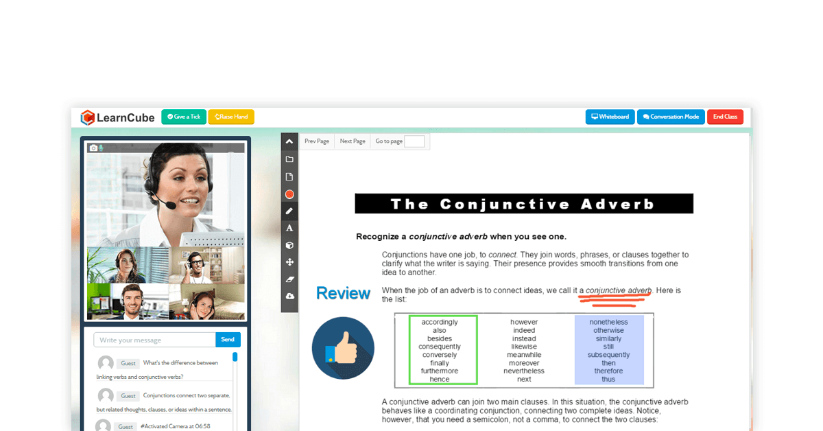 LearnCube platform