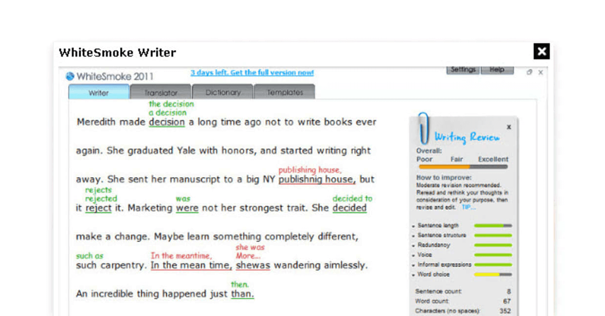 English grammar check app