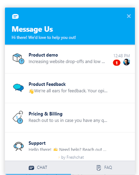 Web chat software