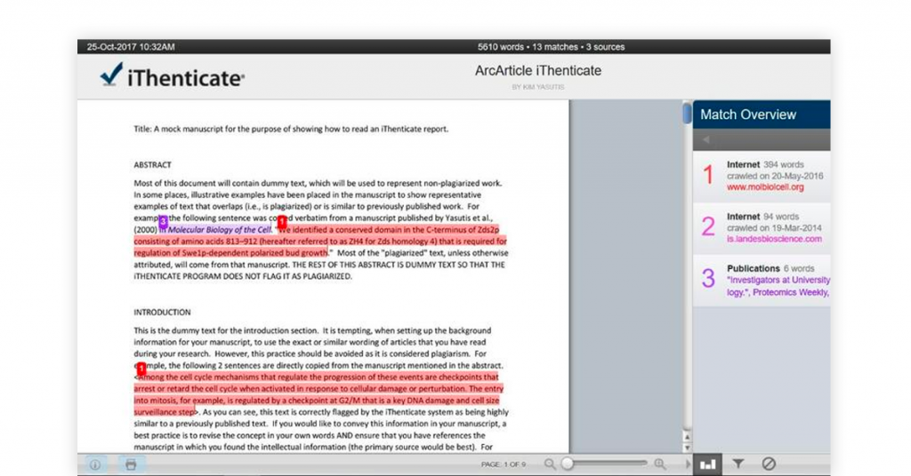 check thesis for plagiarism - ithenticate