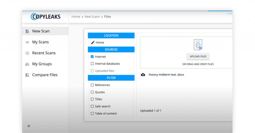 free plagiarism checker tool - copyleaks