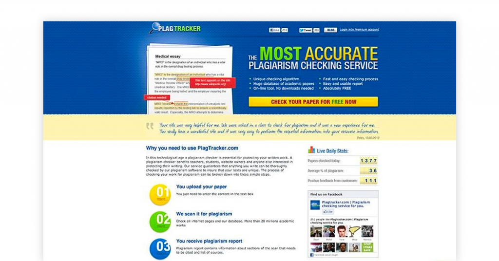 research paper plagiarism checker free - plag tracker