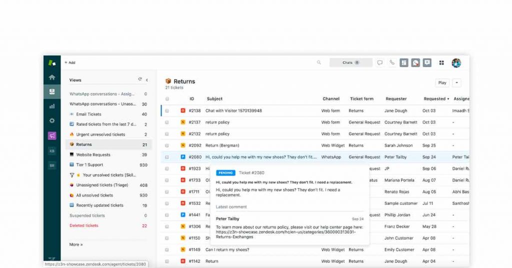 zendesk ticketing system