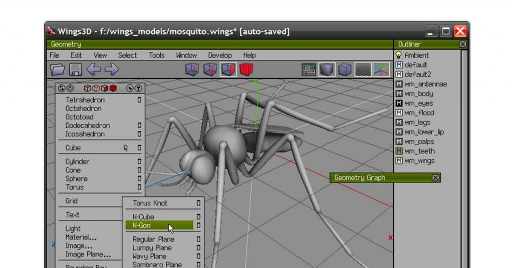 Wings 3D | best 3d modeling software for 3d printing