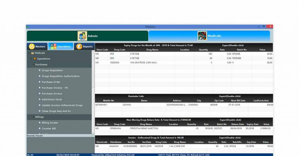 Meddoz medical store software